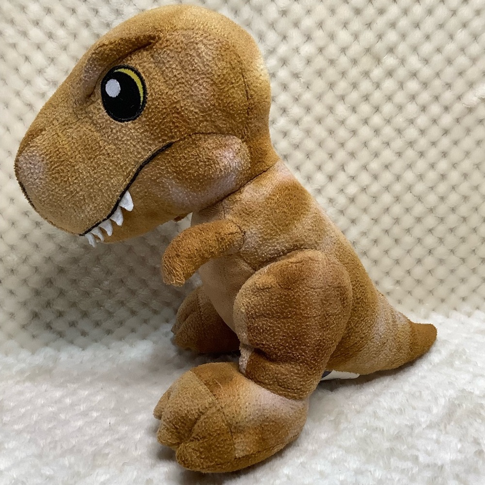 Jurassic World Plush T Rex Dinosaur Stuffed Animal Dino Toy Embroidered Eyes